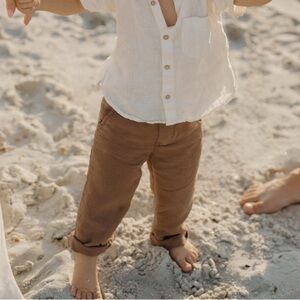 Zara toddler linen pants